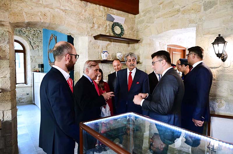 Prime Minister Muhammad Shehbaz Sharif visits Old Baku city. Prime Minister also visited the Museum in the old city and Multan Caravan Sarai