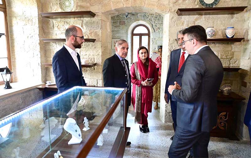 Prime Minister Muhammad Shehbaz Sharif visits Old Baku city. Prime Minister also visited the Museum in the old city and Multan Caravan Sarai
