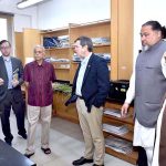 U.S. Deputy Chief of Mission Andrew Schofer along with U.S. Consul General Lahore William K. Makaneole visits the Center for Advanced Studies at University of Agriculture Faisalabad