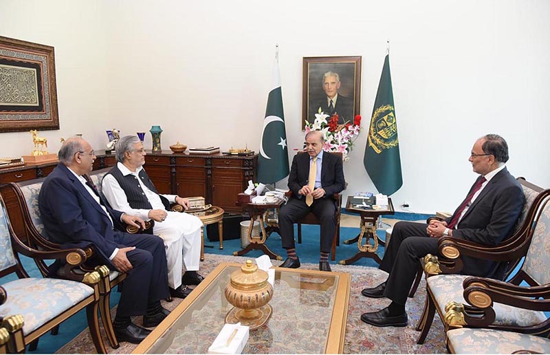 Chairman Management Committee Pakistan Cricket Board, Najam Sethi calls on Prime Minister Muhammad Shehbaz Sharif