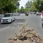 An open main hole of sewerage at D-Ground which needs the attention of the concerned authority