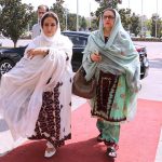 MNA, Zubaida Jalal arrives to attend budget session at Parliament House
