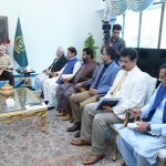 A delegation of PML-N leadership from Balochistan calls on Prime Minister Muhammad Shehbaz Sharif