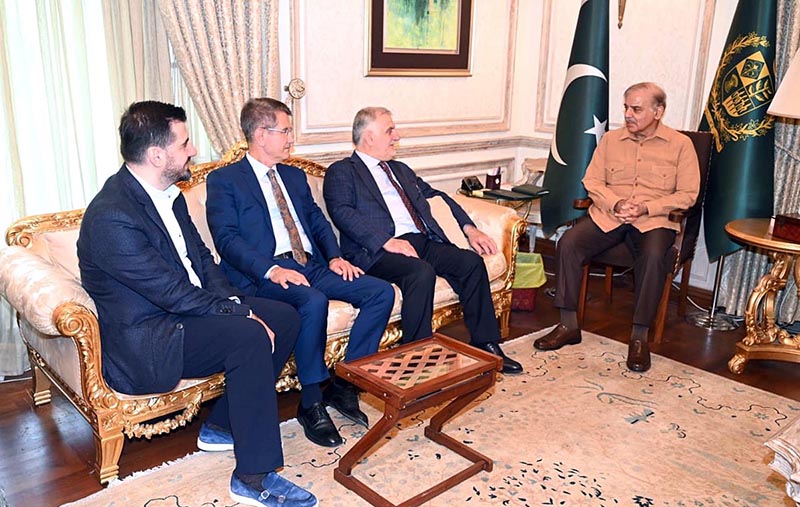 A delegation of Albayrak Group led by its President Ahmet Albayrak calls on Prime Minister Muhammad Shehbaz Sharif