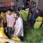People purchasing fodder for their sacrificial animals