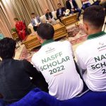 Ms. Marriyum Aurangzeb, Federal Minister for Information and Broadcasting addressing the NASFF's high achievers who are leaving for Australia to participate in the National Amateur Film Festival Award