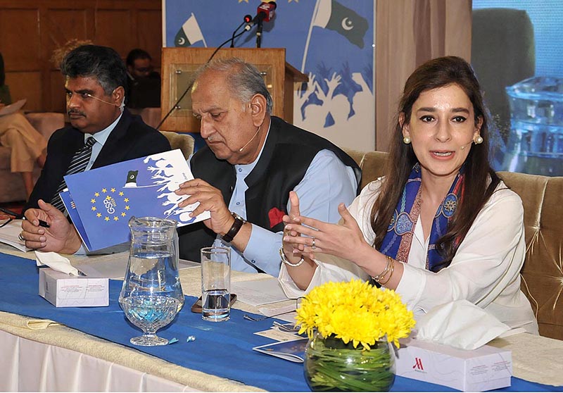 Senator Ayesha Raza Chairperson National Commission on the Right Child address as keynote speaker the consultations sessions arranged by Justice Project Pakistan