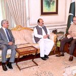 Vice President PML N Punjab, Rana Mashhood Ahmad Khan calls on Prime Minister Muhammad Shehbaz Sharif