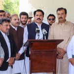 Media briefing by Federal Minister for Overseas Pakistani & Human Resource Development Mr. Sajid Hussain Turi at Radio Pakistan