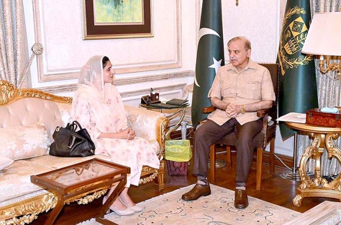 Former MPA, Mehwish Sultana calls on Prime Minister Muhammad Shehbaz Sharif Former MPA, Mehwish Sultana calls on Prime Minister Muhammad Shehbaz Sharif