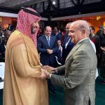 Prime Minister Muhammad Shehbaz Sharif meets Crown Prince and Prime Minister of the Kingdom of Saudi Arabia on the sidelines of New Global Financial Pact Summit held in France