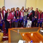 Ms. Shazia Marri, Federal Minister and Chairperson Benazir Income Support Programme in a group photo with the delegation of Yemen's Social Fund for Development