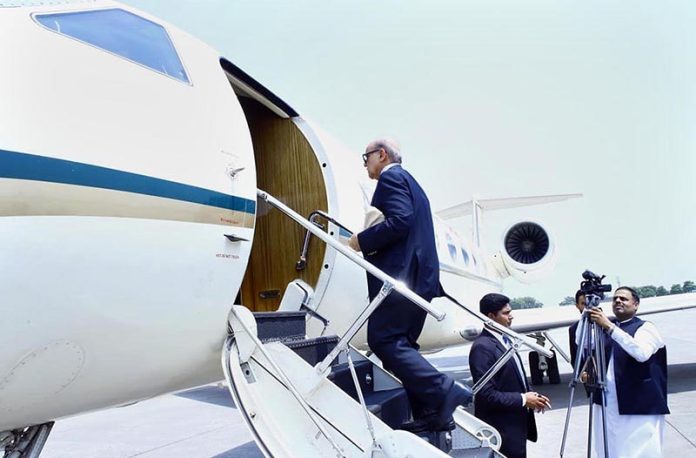 Prime Minister Muhammad Shehbaz Sharif departing from Islamabad to attend the New Global Financing Pact Summit in Paris, France