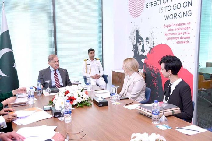 Chairperson Limak Holdings Ms. Ebru Ozdemir calls on Prime Minister Muhammad Shehbaz Sharif