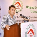 Ex-Executive Director APP, Javed Akhtar addresses an event to pay tribute to the legacy of Ex-DG APP Mr. Muhammad Aftab (Late President ICLAPA) organized by Islamabad Cleft Lip and Palate Association Pakistan