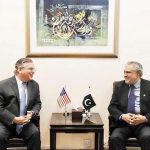 H.E. Mr. Donald Blome, Ambassador of the United States of America to Pakistan called on Federal Minister for Finance and Revenue Senator Mohammad Ishaq Dar at Finance Division