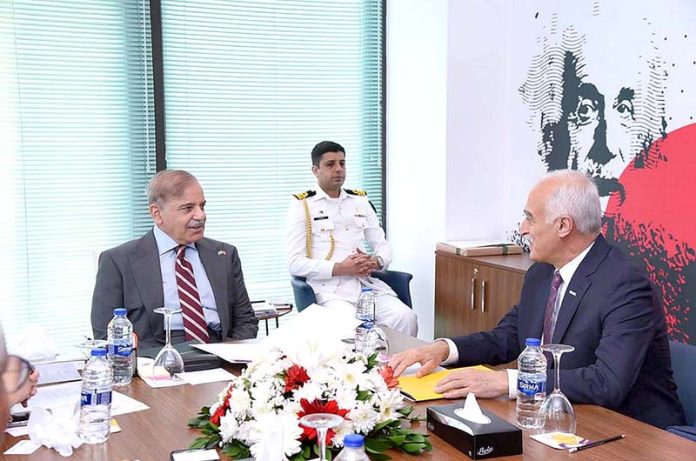 Chairman Pak Yatirim and President DEIK Neil Olpak calls on Prime Minister Muhammad Shehbaz Sharif