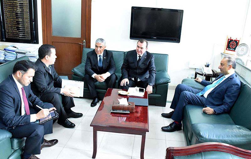 State Minister for Petroleum Dr. Musadik Malik welcomed the delegation of Turkmenistan led by State Minister & Chairman of Turkmengas Maksat Babayev