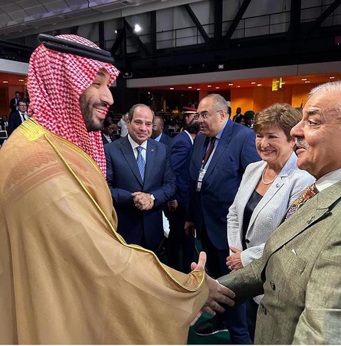 Prime Minister Muhammad Shehbaz Sharif meets Crown Prince and Prime Minister of the Kingdom of Saudi Arabia on the sidelines of New Global Financial Pact Summit being held in France