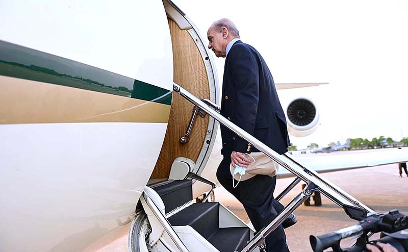 Prime Minister Muhammad Shehbaz Sharif departs for Turkiye on his two day official visit