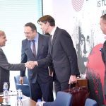 A delegation of Anadolu Group comprising of Mr. Karim Yahi CEO Coca Cola CCI, Mr. Atilla Yerlikaya Coca Cola CCI Chief Strategy Office and Mr. Taylan Coban Coca Cola CCI Head of Public Policy call on the Prime Minister Shehbaz Sharif