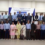 Federal Minister for Planning, Development and Special Initiatives Prof Dr. Ahsan Iqbal in a group photograph with the participants in the program at the inauguration ceremony of the new building of Institute for Energy and Environment Engineering in Punjab University