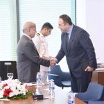 A delegation of Anadolu Group comprising of Mr. Karim Yahi CEO Coca Cola CCI, Mr. Atilla Yerlikaya Coca Cola CCI Chief Strategy Office and Mr. Taylan Coban Coca Cola CCI Head of Public Policy call on the Prime Minister Shehbaz Sharif