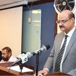 Dr. Nawaz Ahmad Additional Secretary-1, Establishment Division addressing during the 4-days workshop on Significance for Good Governance in the Public Sector
