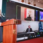 Balochistan Home Minister Ziaullah Langu addressing at ceremony of Friends of China Forum