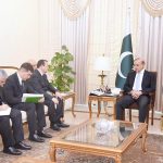 A delegation of Turkmenistan headed by Mr. Maksat Babayev, State Minister and Head of Turkmengan calls on Prime Minister Muhammad Shehbaz Sharif . Turkmen Ambassador of Pakistan, Atadjan Movlamov, Minister of State for Petroleum Dr. Musaddiq Malik and SAPM Tariq Fatemi also peresent in the meeting