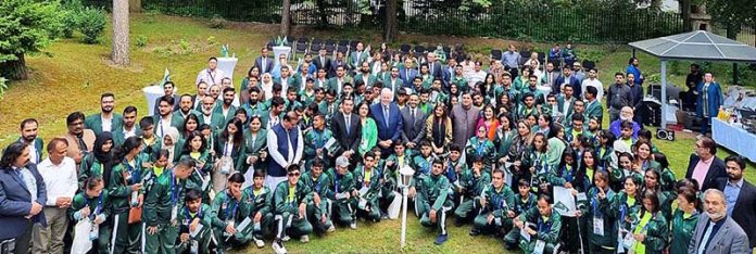 Ambassador Dr. Mohammad Faisal hosted a welcome reception for the Special Olympics Pakistan Team at Pakistan House