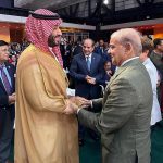 Prime Minister Muhammad Shehbaz Sharif meets Crown Prince and Prime Minister of the Kingdom of Saudi Arabia on the sidelines of New Global Financial Pact Summit being held in France