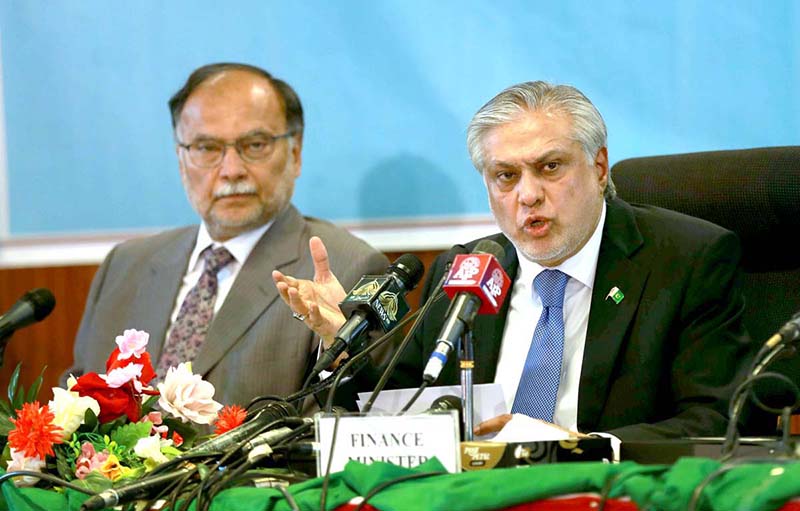 Post budget presser: 3.5% GDP growth target "realistic & easily achievable", says Dar