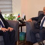 Ambassador of Azerbaijan, Khazar Farhadov calls on Minister for Defence Khawaja Muhammad Asif