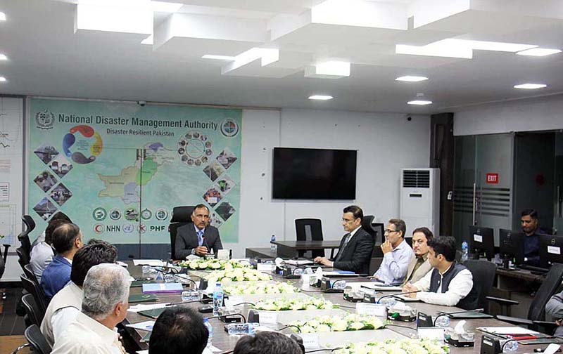 Chairman NDMA Lt. General Inam Haider Malik presiding over National Monsoon Preparation conference