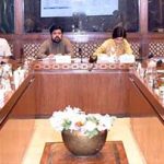 June 16 - Chairman Senate Standing Committee On Information Technology And Telecommunication, Senator Kauda Babar, presiding over a meeting of the Committee at Parliament House
