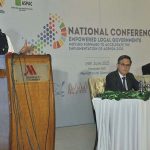 Speaker National Assembly, Raja Pervez Ashraf addressing to the National Conference on Empowered Local Governments Moving Forward to Accelerate the Implementation of Agenda 2030