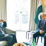 Prime Minister Muhammad Shahbaz Sharif meets the President of Islamic Development Bank (IsDB), Dr. Muhammad Al Jasser on the sidelines of the Summit for a New Global Financial Pact