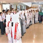 Students of the International Islamic University Schools, I-8 Campus visiting Senate Museum at Parliament House