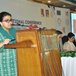 Special Assistant to Prime Minister on Youth Affairs Ms. Shaza Fatima Khawaja addressing National Conference on Empowered Local Governments Moving forward to Accelerate the Implementation of Agenda 2030