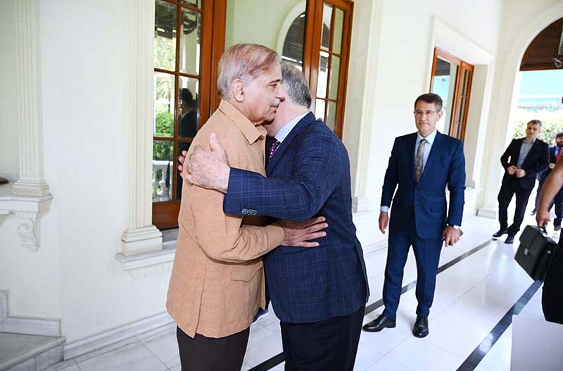 A delegation of Albayrak Group led by its President Ahmet Albayrak calls on Prime Minister Muhammad Shehbaz Sharif