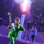 The opening of the 16th Special Olympic World Games in Olympia Stadium held with a colourful ceremony, Pak athlete Sana was among the torch-bearer