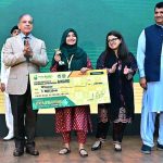 Prime Minister Muhammad Shehbaz Sharif distributing PM’s National Innovation Award among the successful candidates