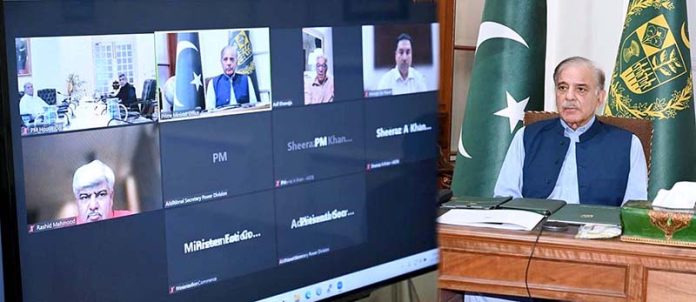 Prime Minister Muhammad Shehbaz Sharif chairs a review meeting on Renewable Energy and Solarisation