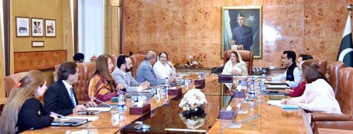 Begum Samina Arif Alvi meeting with educationists and experts on inclusive education for Persons with Disabilities, at Aiwan-e-Sadr