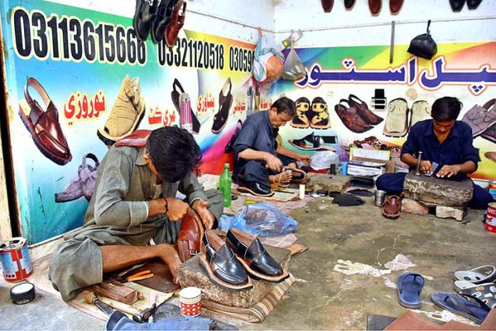 Cobblers busy in making traditional shoes for customers ahead of Eidul Azha Cobblers busy in making traditional shoes for customers ahead of Eidul Azha