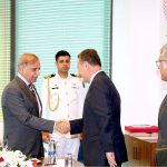 A delegation of Turkish Contractors Association (TCA) comprising of Mr Erdal Eren President TCA, Mr Hasan Yalcin, Secretary General TCA during call on Prime Minister Muhammad Shehbaz Sharif