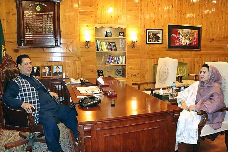 Governor Gilgit-Baltistan Syed Mehdi Shah Returned the resignation letter to Speaker Gilgit-Baltistan Assembly Syed Amad Zaidi at Governor Secretariat