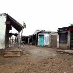 A view of desolation at fisherman residence area people to shift relief camp at zero point before cyclone approaches the coast area