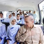 Prime Minister Muhammad Shehbaz Sharif interacts with children from Pakistan Sweet Homes